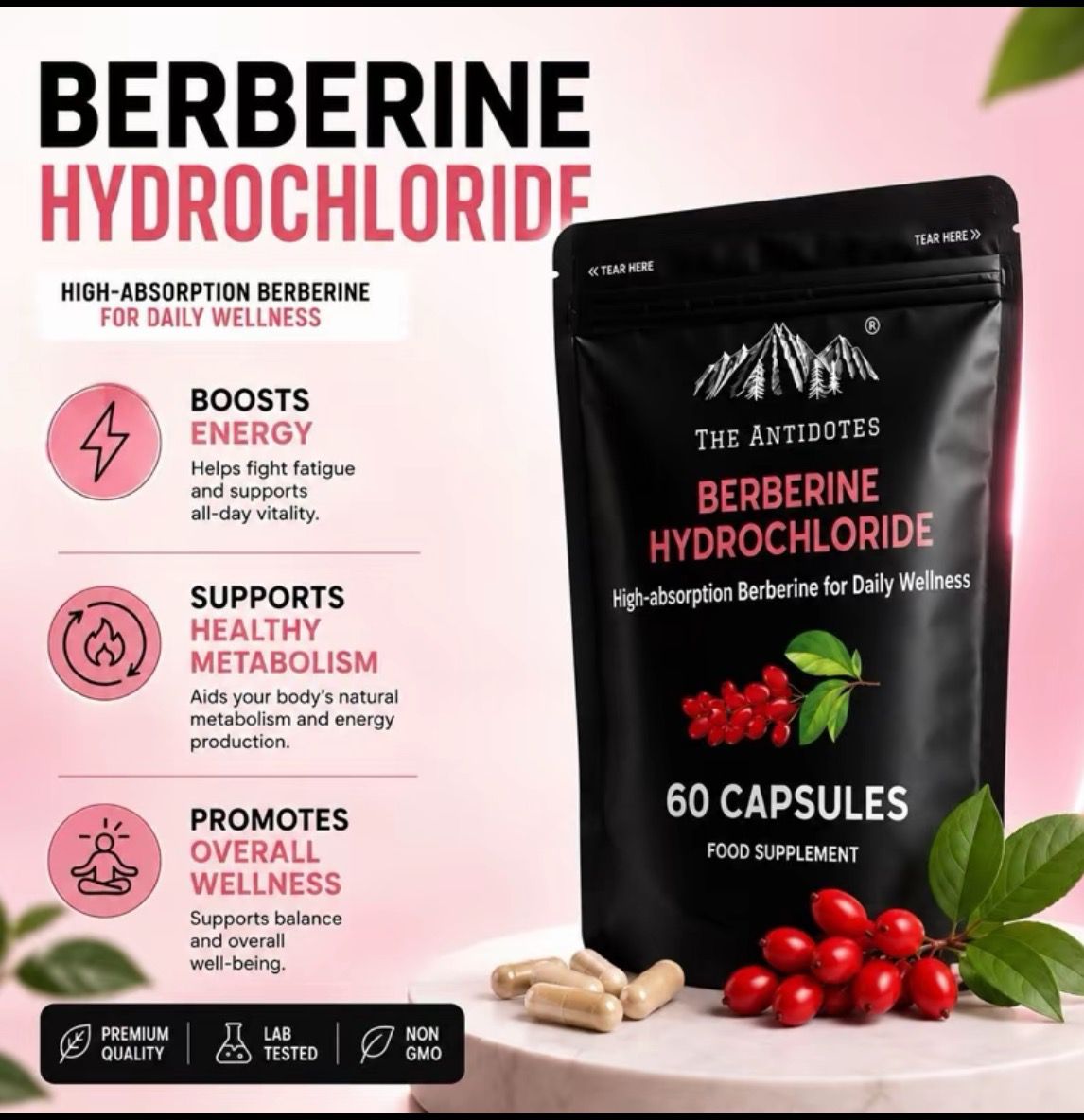 Beberberine Capsules The Antidotes
