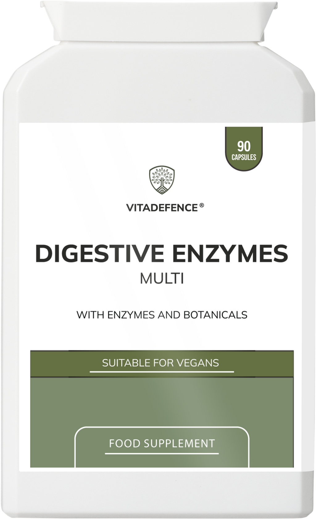 Digestive Enzyme Multi | With Turmeric, Apple Cider Vinegar & Enzyme Blend – 90 Capsules-0