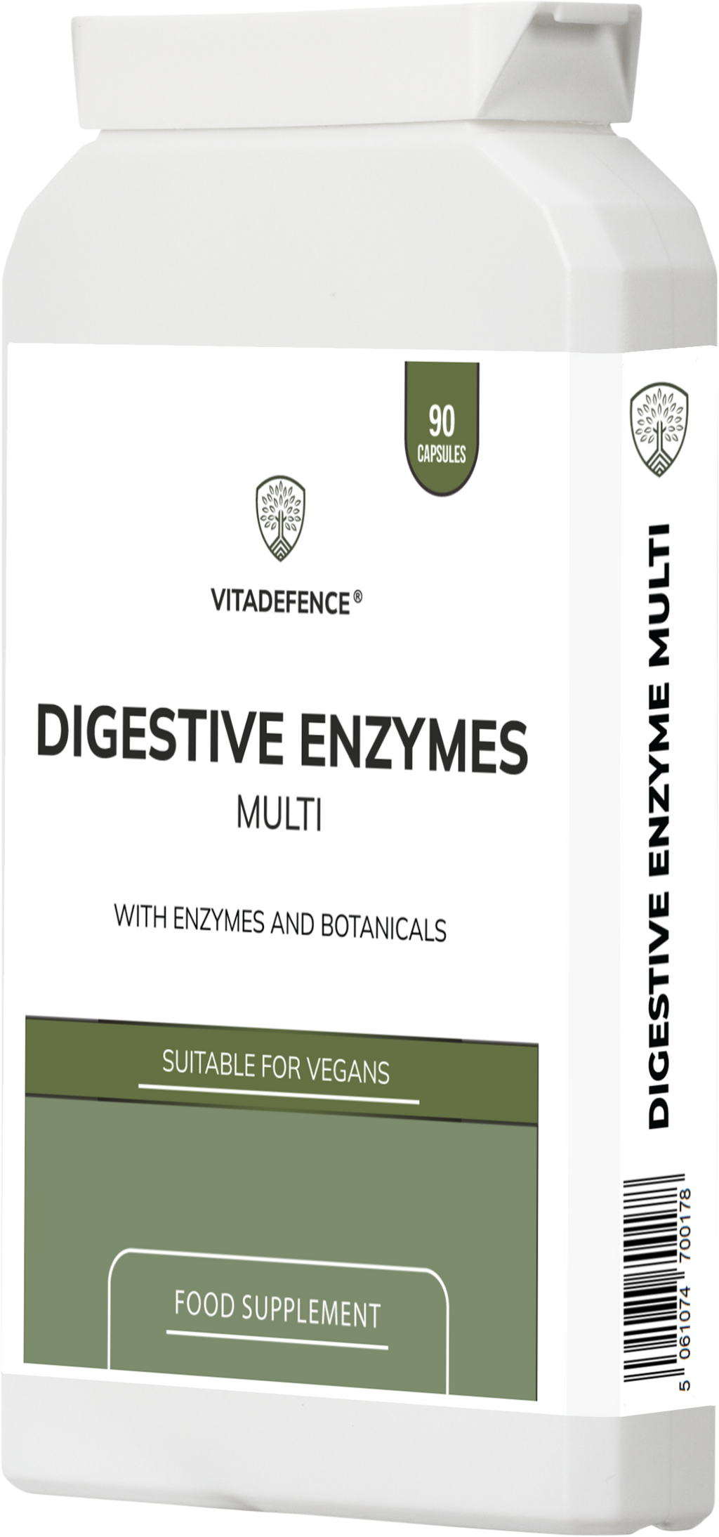 Digestive Enzyme Multi | With Turmeric, Apple Cider Vinegar & Enzyme Blend – 90 Capsules-3