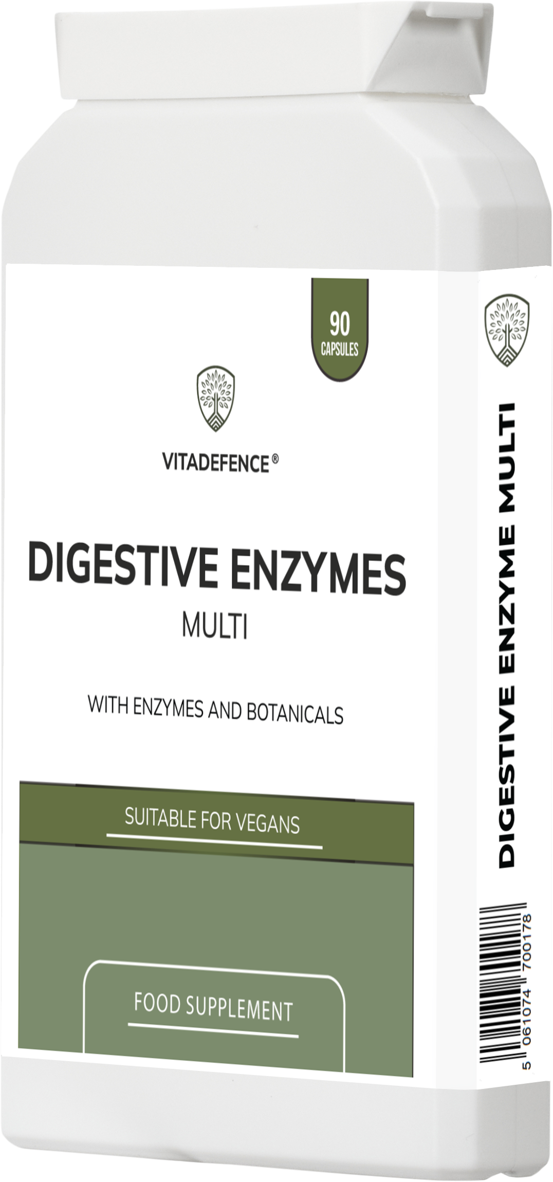 Digestive Enzyme Multi | With Turmeric, Apple Cider Vinegar & Enzyme Blend – 90 Capsules-3