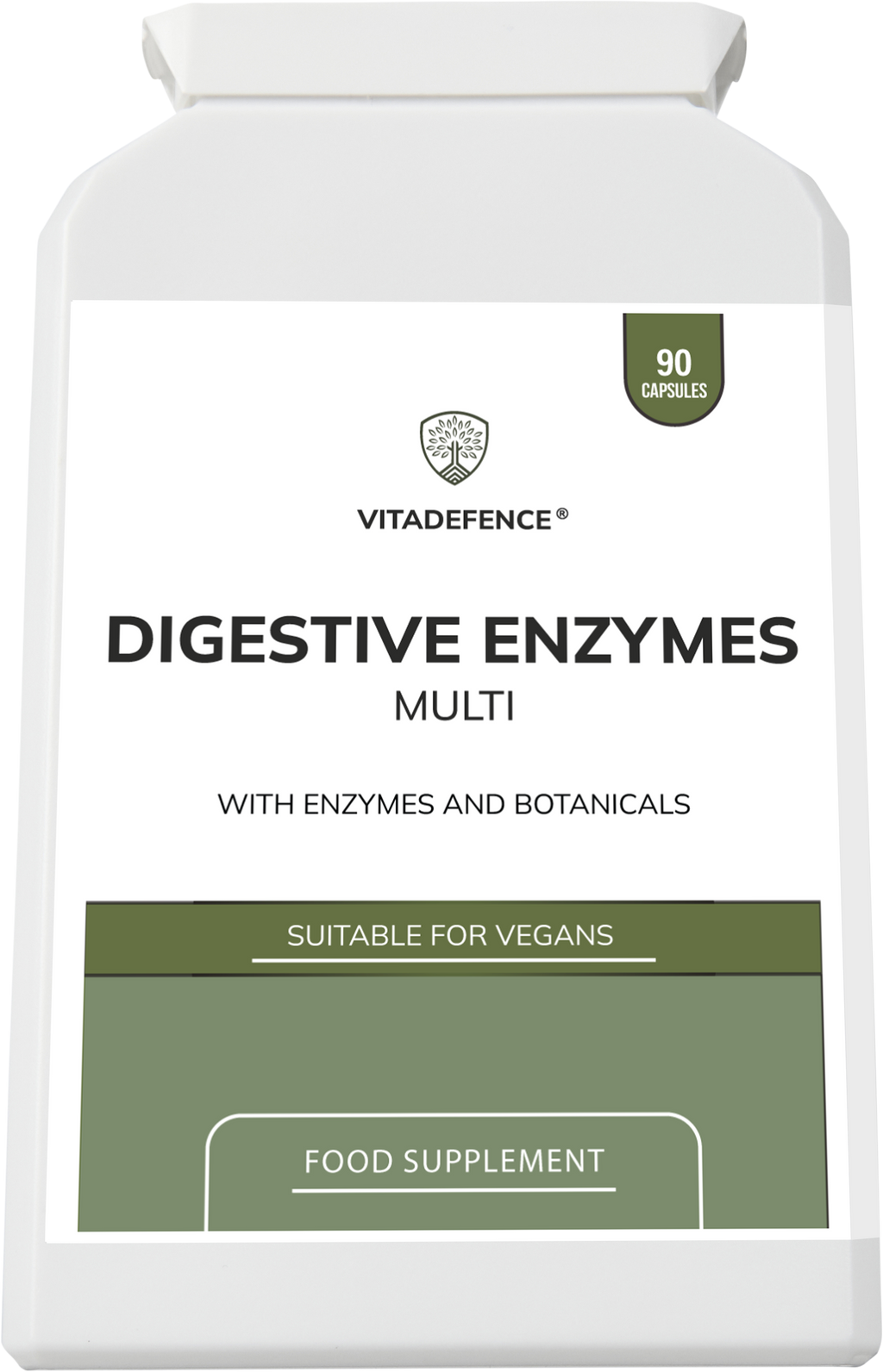 Digestive Enzyme Multi | With Turmeric, Apple Cider Vinegar & Enzyme Blend – 90 Capsules-1