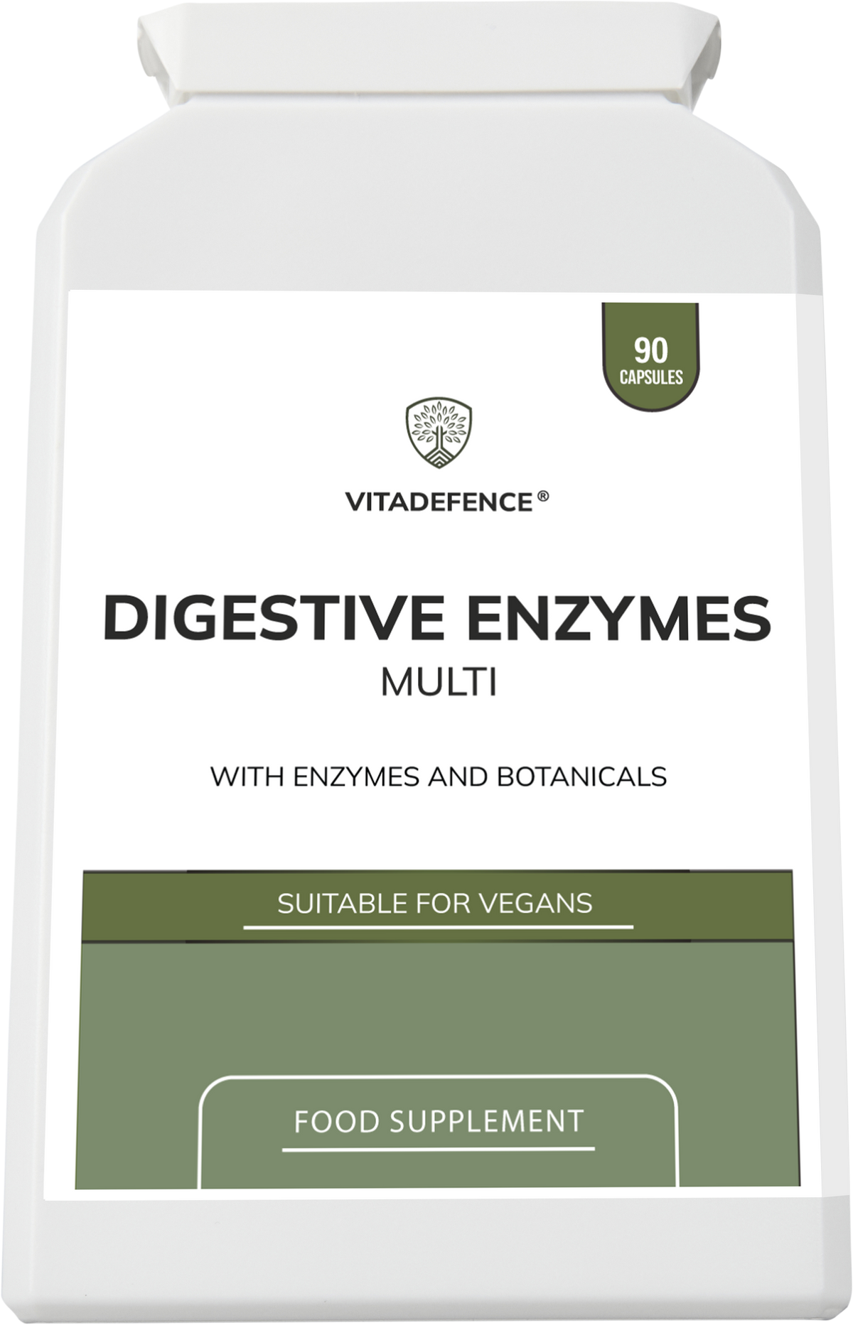 Digestive Enzyme Multi | With Turmeric, Apple Cider Vinegar & Enzyme Blend – 90 Capsules-1