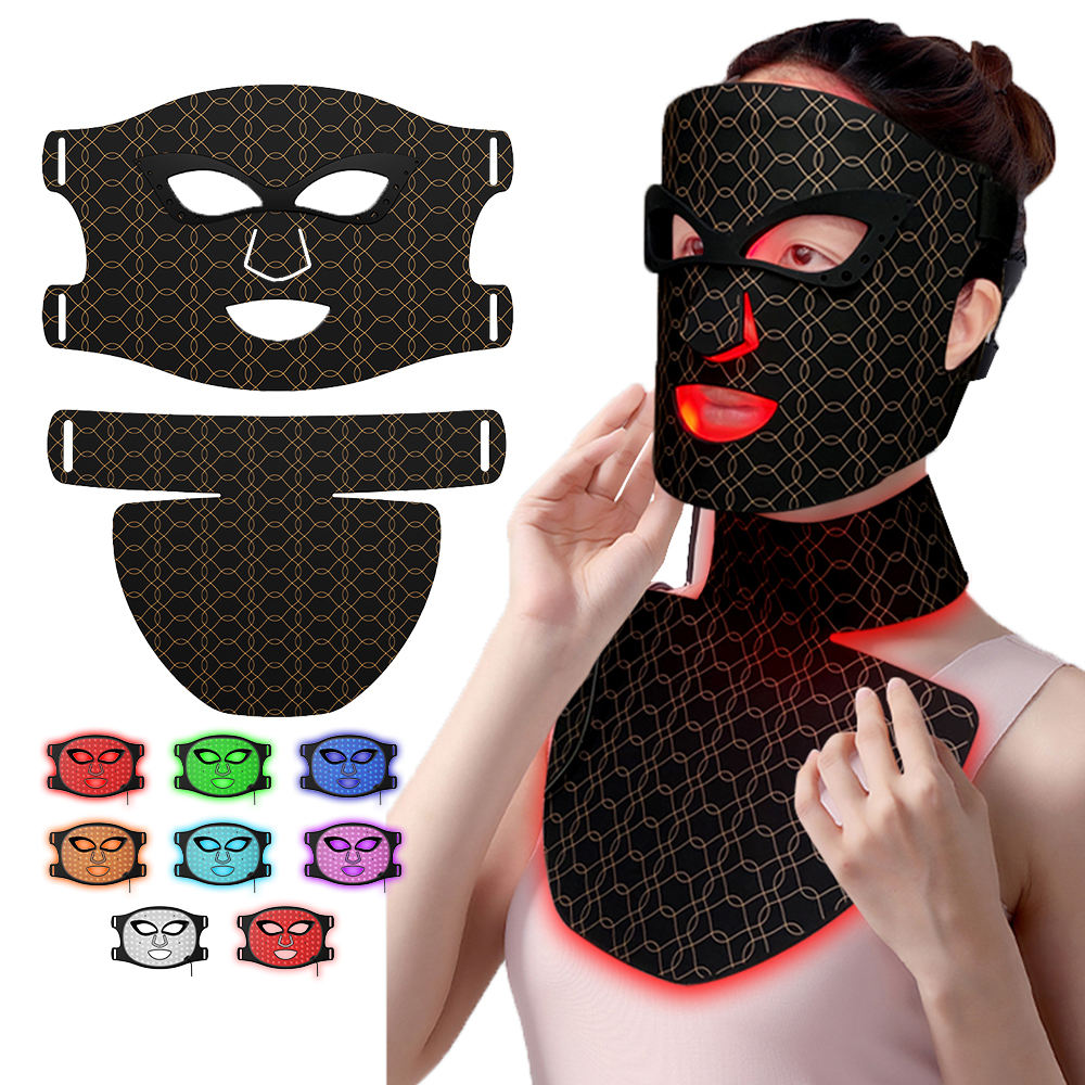 LED Face &amp; Neck Light Therapy Mask