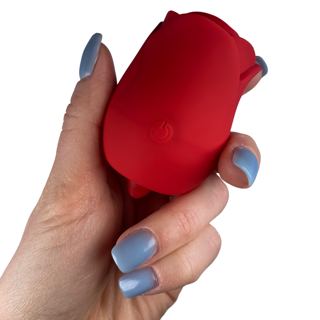 sex rose tongue vibrator Mania by V FOR VIBES