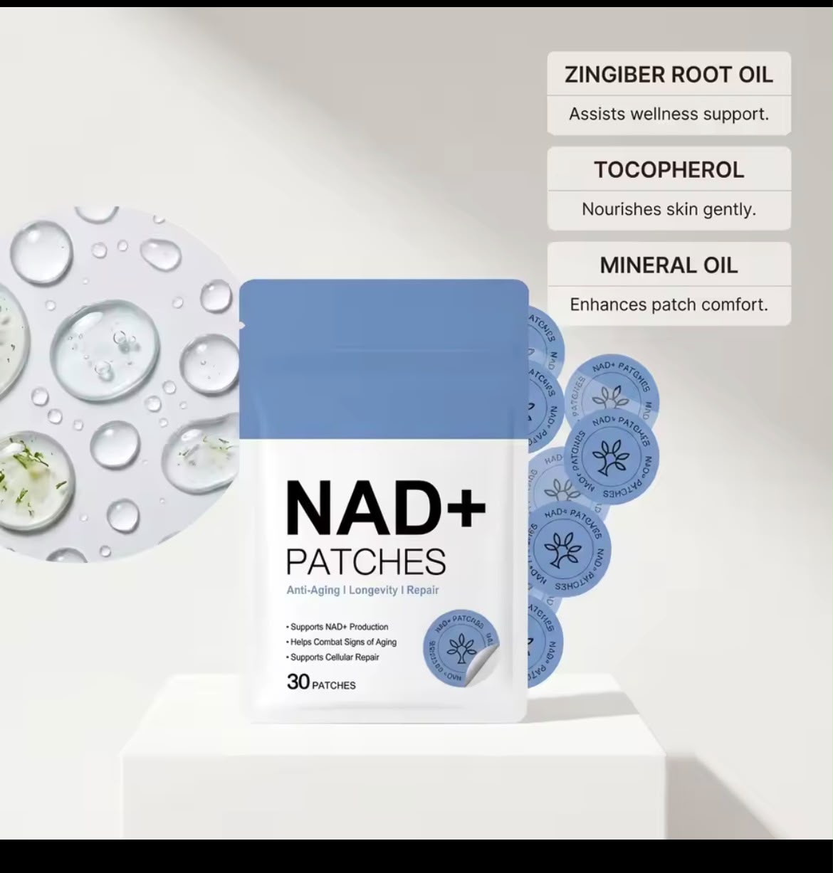 NAD+ Wellness Patches – 30 Patch Pack