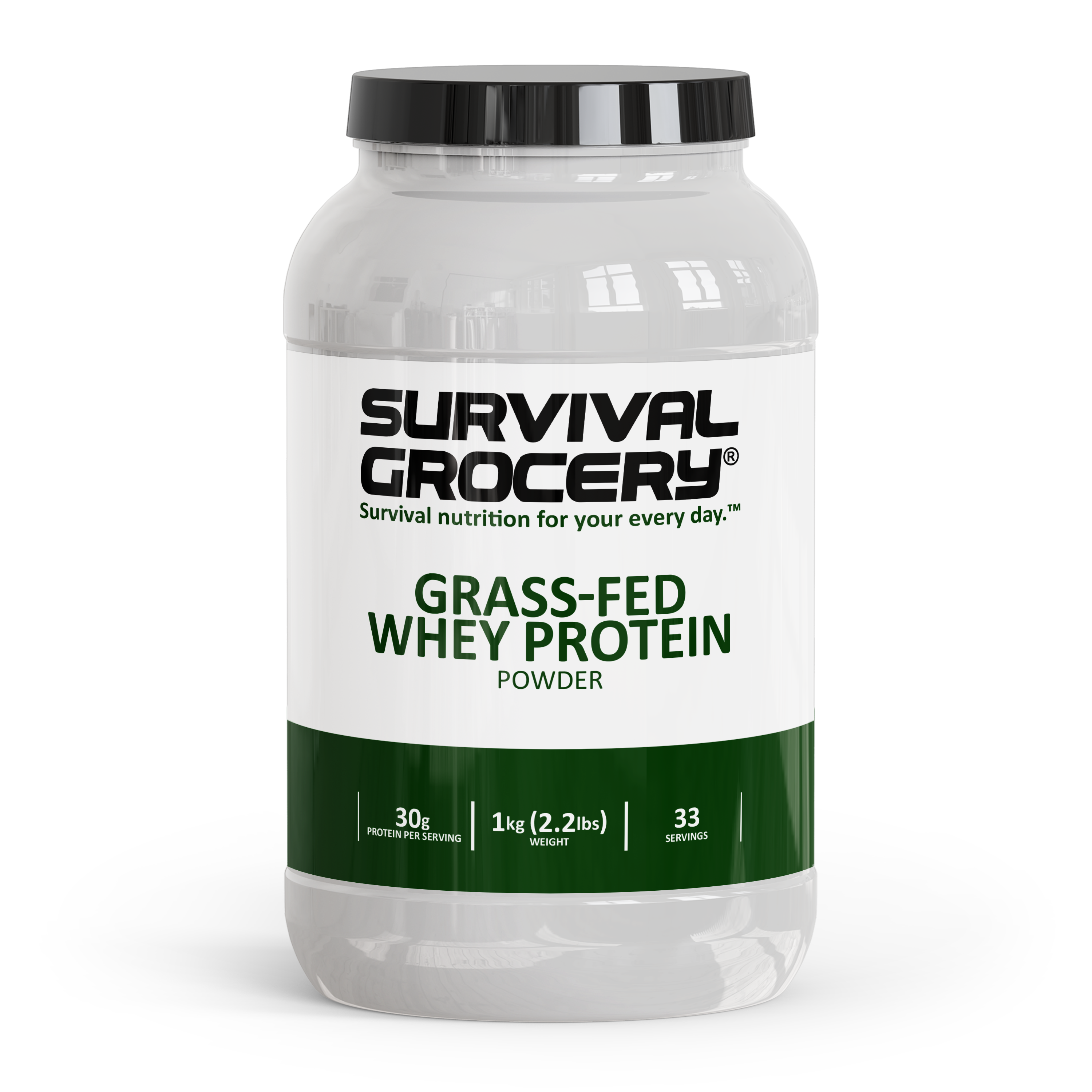 Survival Grocery® - Grass Fed Whey Protein (Plain)-0